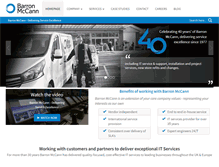 Tablet Screenshot of barronmccann.com